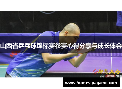 山西省乒乓球锦标赛参赛心得分享与成长体会