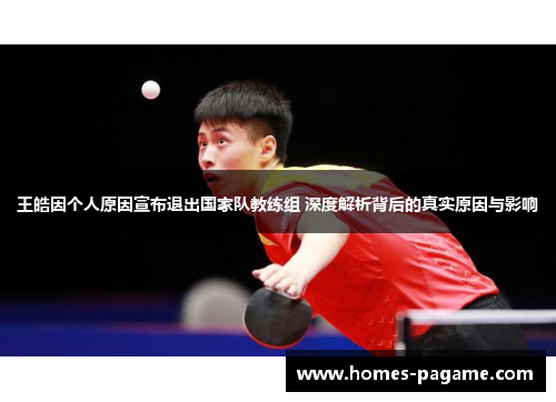 王皓因个人原因宣布退出国家队教练组 深度解析背后的真实原因与影响